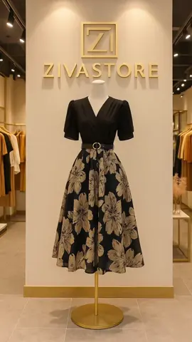 Tampil memukau dengan sentuhan elegan yang sederhana namun berkelas. 🌸 Gaun ini memadukan potongan modern dan motif bunga klasik yang memberi kesan anggun di setiap gerakan. Cocok untuk acara spesial maupun momen santai penuh gaya — karena keindahan sejati selalu dimulai dari rasa percaya diri. ✨ #ZivaStore #OOTDInspo #ElegantStyle #ModernClassic #ChicLook 