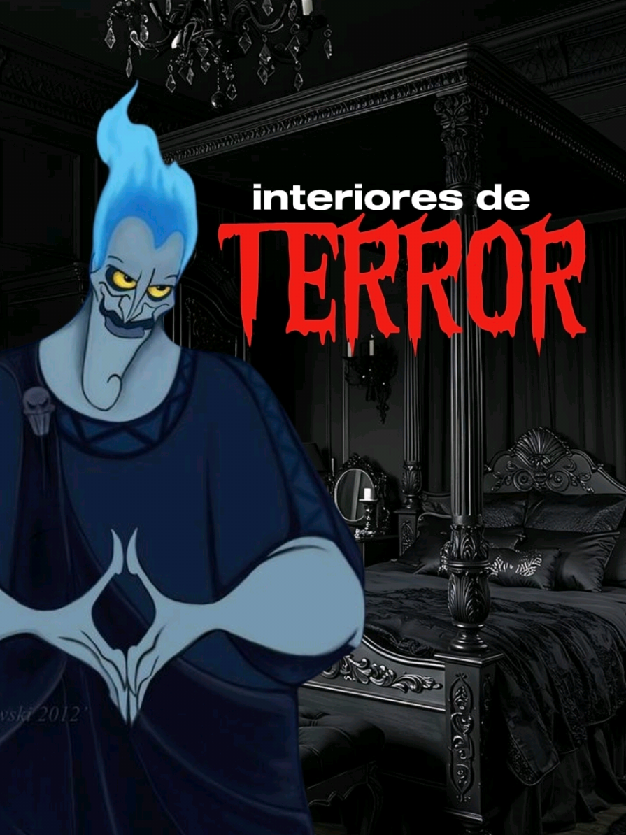 Damos comienzo a la semana del terror 🎃 edición interiores. Empezamos con Hades 🔥💙 Ig: not.nabcast  Youtube: Nabila Castillo #fyp #terror #halloween #interiordesign  #creatorsearchinsights 