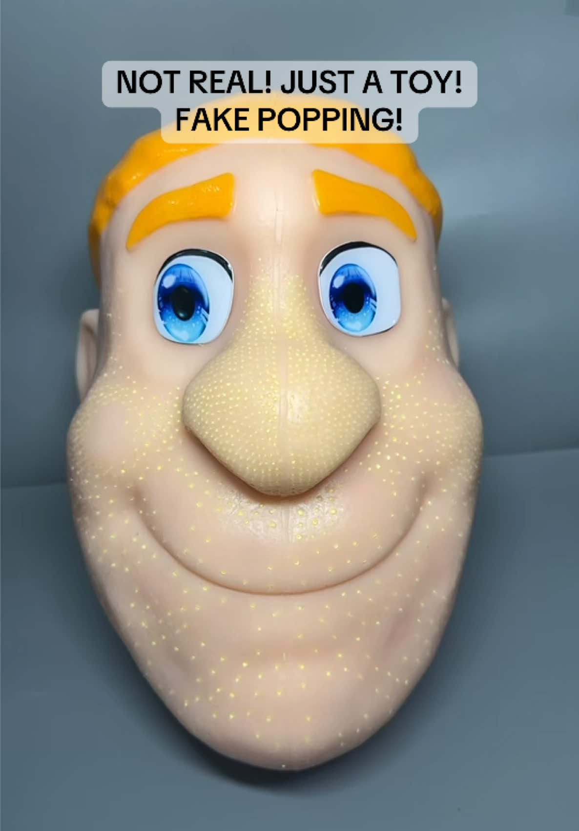 💛 Meet my new stress toy 😂 Totally fake, totally harmless… but SO satisfying to watch!! This is the weirdly satisfying fake pimple popping head you didn’t know you needed 😅 #fakepimplepopping #pimplepopping #pimplepoppingtoy #pimpletoy #fakepimple 