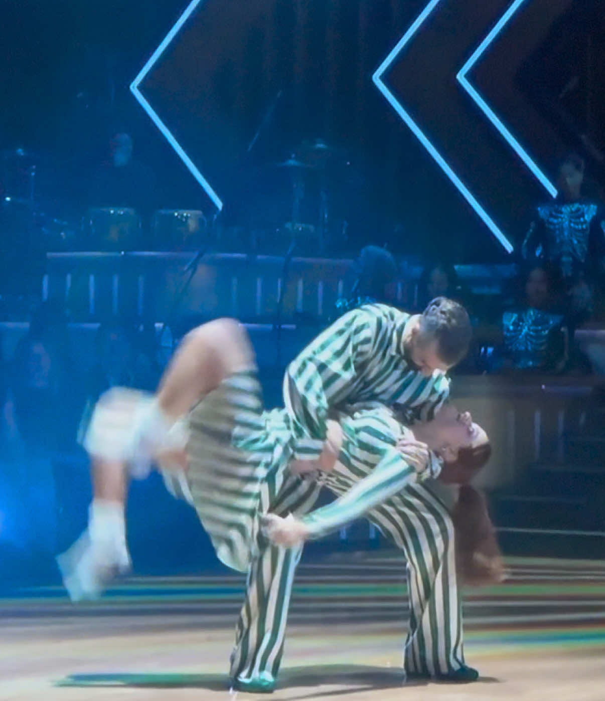 Whitney Leavitt and Mark Ballas - Week 7 - Halloween Night @Whitney Leavitt @Mark Ballas #dancingwiththestars #halloweennight #dwts 