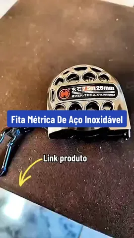 Fita Métrica De Aço Inoxidável 3/5/7,5m – Alta Precisão E Durabilidade Para Medições Profissionais ##trena##fitametrica##trenainoxidável