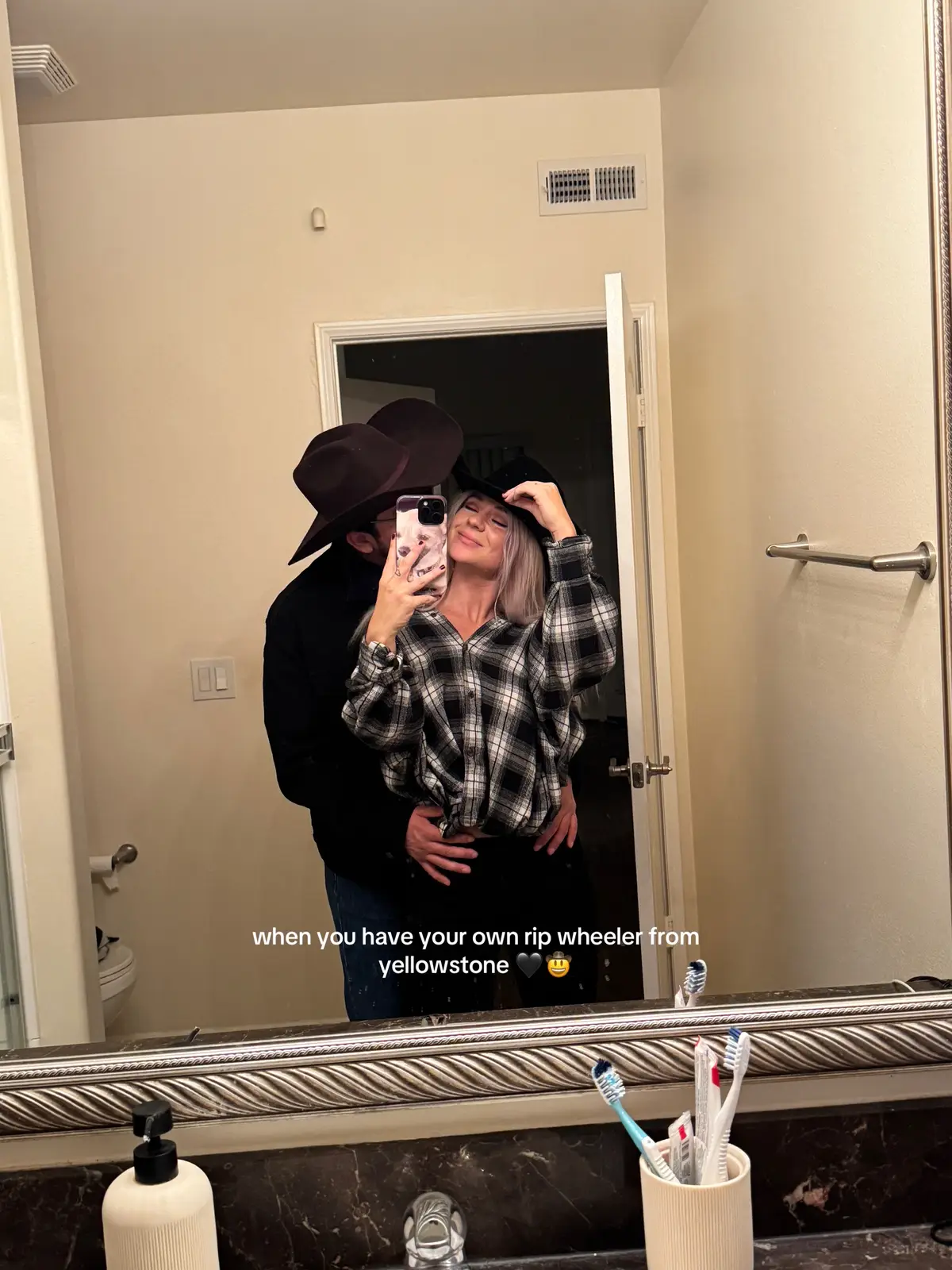 crazy for him like beth all the way. 🤠 #yellowstone #bethandrip #ripwheeler #halloween #halloweenparty #fyp #foryoupageofficiall #fyp #halloweencostume #halloweenlook #yellowstonetv 