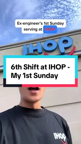 Replying to @Prague 6th Shift Post Game Interview as a Server at IHOP. To clarify, it wasn’t stressful because I was too busy and had too many tables. It was stressful because the food was taking too long and guests were not happy about that. 