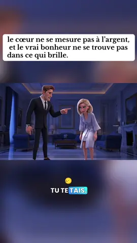 le cœur ne se mesure pas à l’argent, et le vrai bonheur ne se trouve pas dans ce qui brille #riche #goviral #SmallBusiness #smille #views 