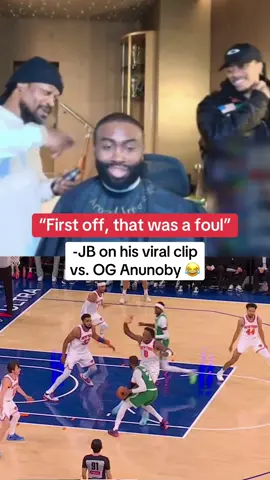 Jaylen Brown wanted a foul call 😭 (via FCHWPO/twitch) #NBA #basketball #jaylenbrown #celtics 