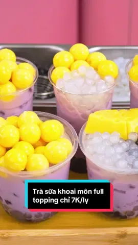 Nguyên nồi trà sữa hoàng khoai môn hoành tráng mà chỉ mất 30 phút nấu chỉ với 1 set nguyên liệu  #onici #onicioheasy #trasua #settrasua #trasuatranchau 