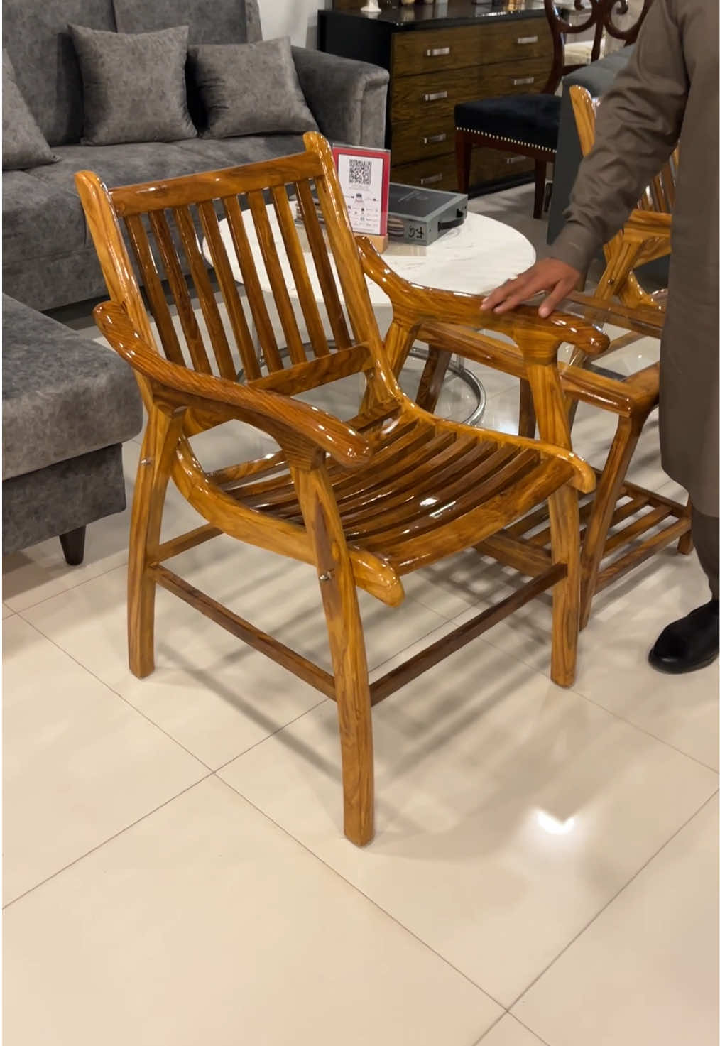 0321-8930015 #roomchair #foldingchair #woodenchairs #spacesaving #viraltiktok 