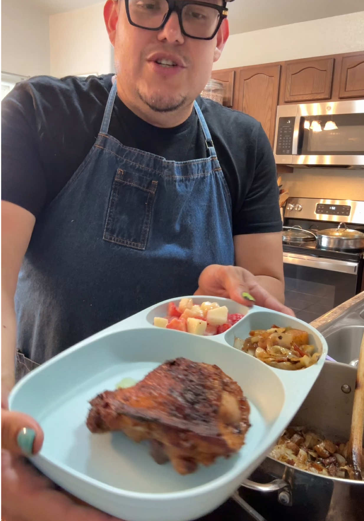 What 4 out of 5 of our kids ate for dinner @Daddy Kyler 