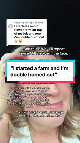 Replying to @pearly 🌀 and THEN, once you learn how to hold boundaries and do less, you can start the flower farm 💐💛 #flowerfarmer #corporateburnout #burnoutrecovery #escapism 