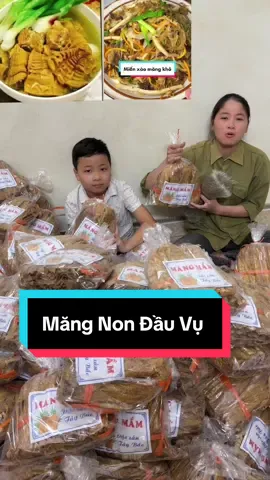 Măng Non Đầu Vụ .Ngon Lắm Ạ#miếndong #măngkhô 