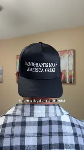 the hat says it all #imag #immigrant #immigrantsmakeamericagreat #giftsforhim #fdt 