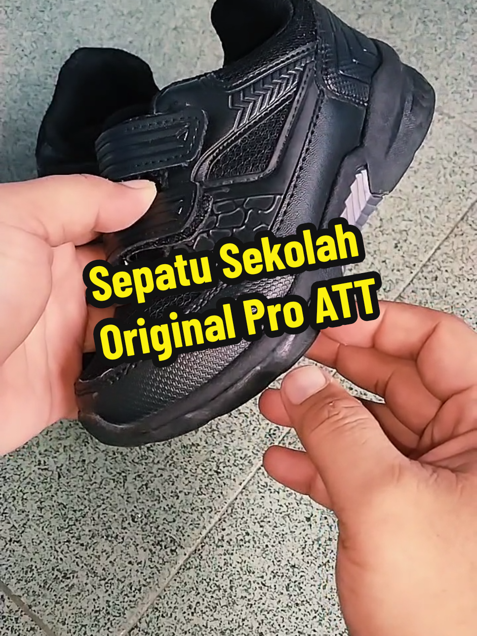 Sepatu Sekolah Pro ATT, empuk, nyaman dan anti slip.  #sepatusekolah #sipalingaffiliate 