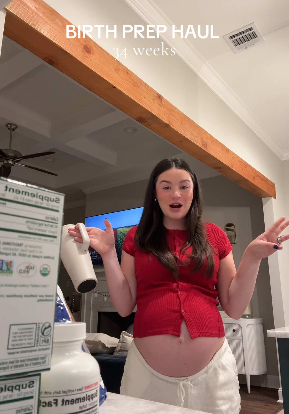 I’ve been prepping for birth since day 1 but these things just make it feel so real 🫶🏻 we got this!!!!  #birthprep 