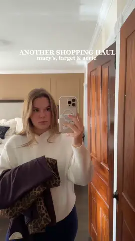 I can’t stop shopping soooo I’m CUT OFF @target @Macy’s @aerie #shoppinghaul #haul #macys #fypシ゚viral #newclothes 