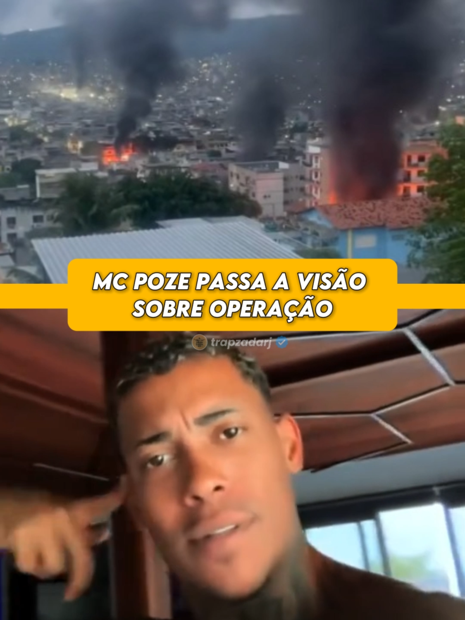MC Poze fala sobre operação! #mcpoze #penha #operacaopolicial #cpx #alemao #poze #foryou #fy #trapbr