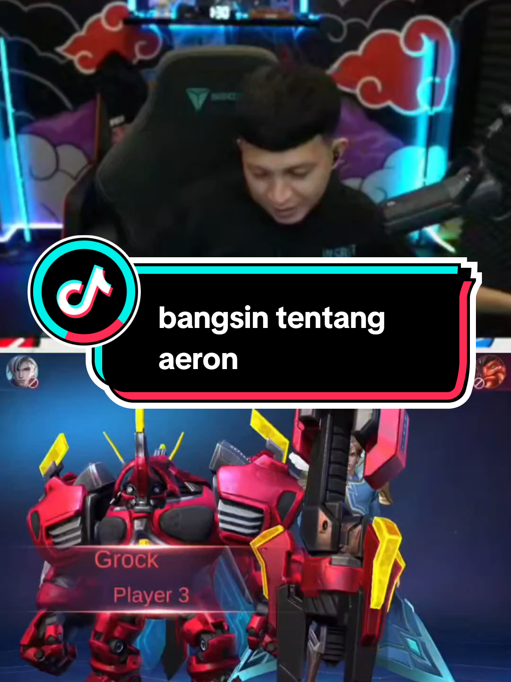 tanggapan bangsin aeronshiki  ternyata sudah punya istri #rrqxinnn #aeronshikii  ##MLBB9TH #MLBB 