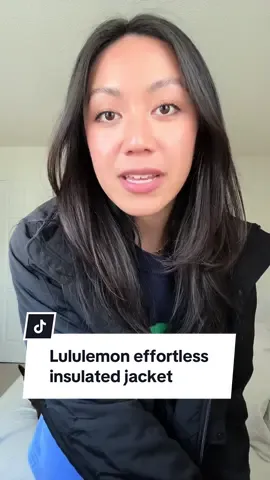 @lululemon effortless insulated jacket 💯 #lululemon #lululemonjacket #lululemonwmtm #lululemontryon #lululemonwemadetoomuch 