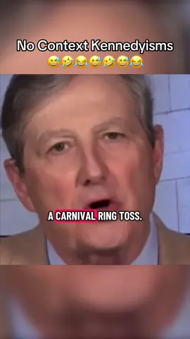 Kennedy-isms | Part 35 - GOP Senator John Kennedy was born to be a comedian, settled for senator 🤣 #politicalmemes #senatorkennedy #republican #conservativesoftiktok #kennedyisms 