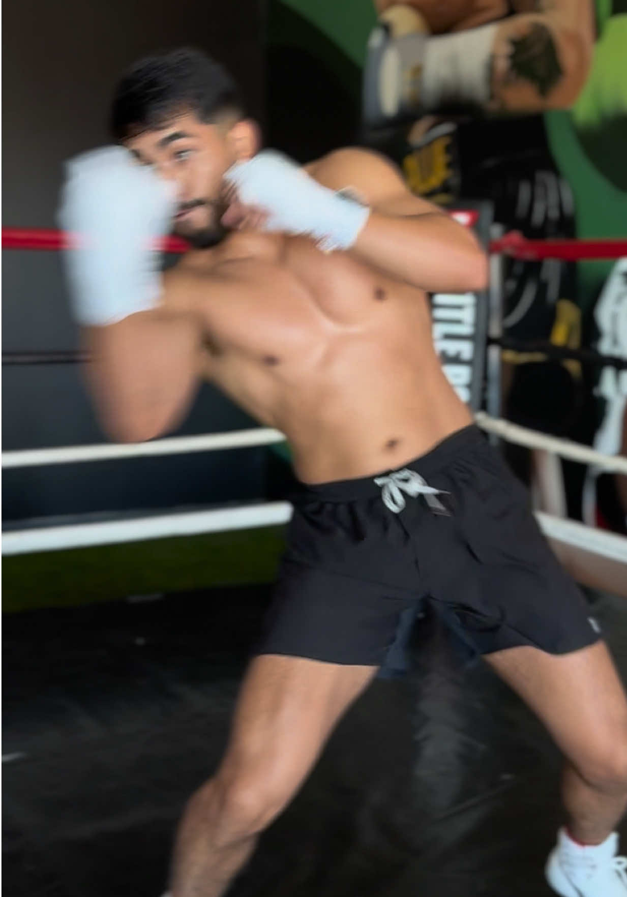 Boxing training  I’m really starting to love this ..