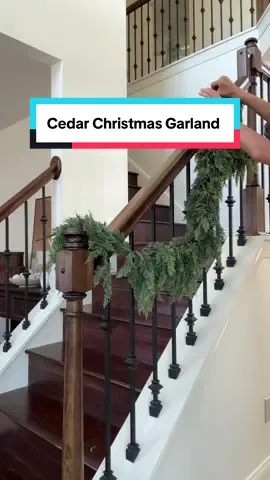Cedar garland for the win!!! Sale is as of today!!! Price may change! #garland #christmasgarland #christmasdecor #christmas #cedargarland 