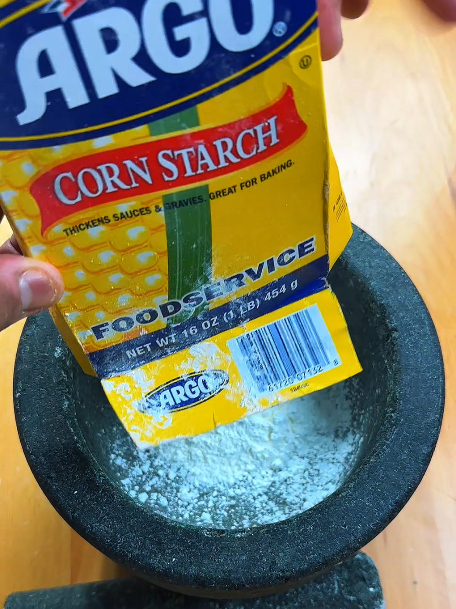 I made Corn starch Slime