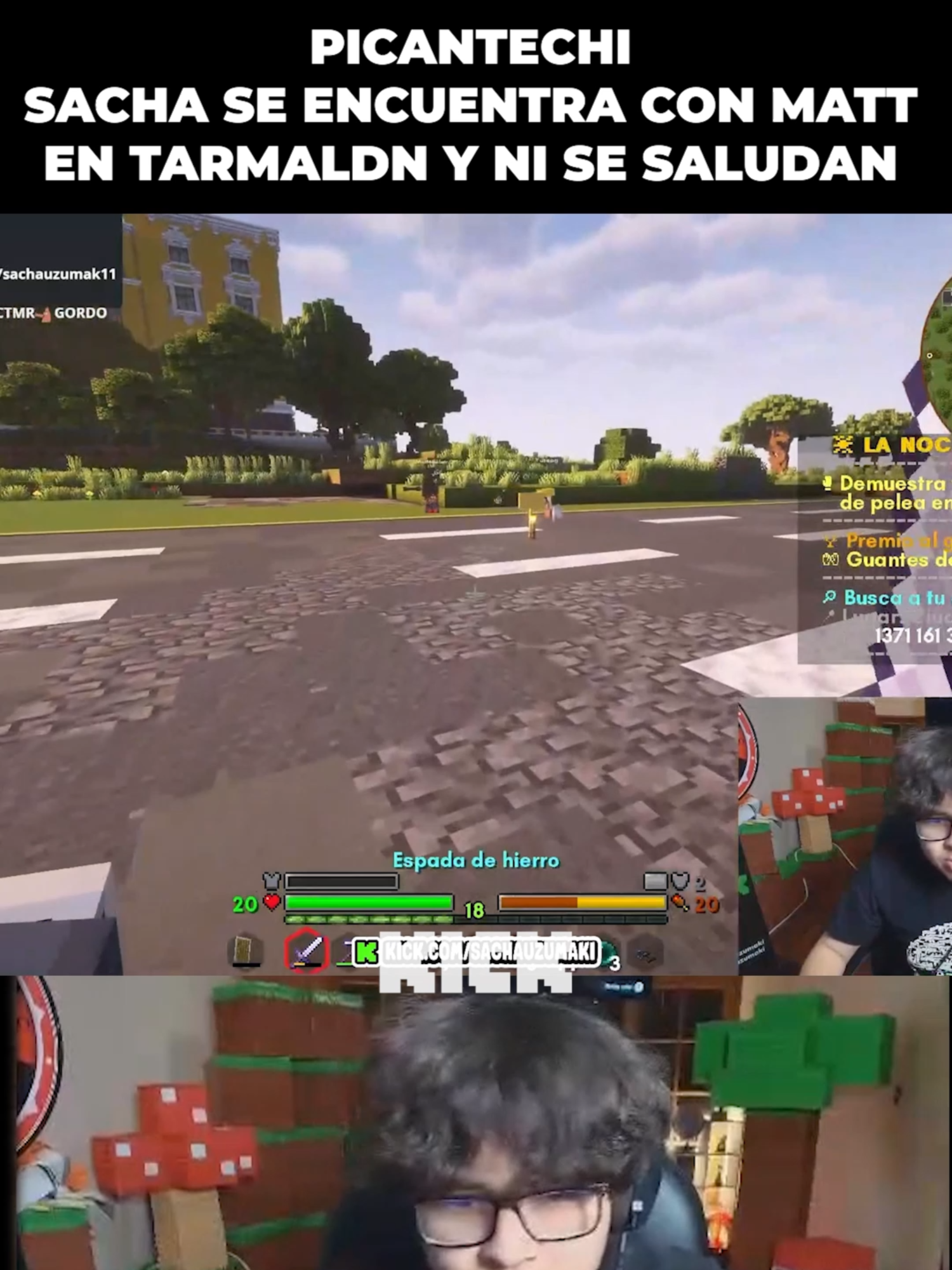 SACHA SE ENCUENTRA CON MATT EN TARMALAND Y NI SE SALUDAN Redes Sociales 👉 Kick: sachauzumaki #sachauzumaki #gatchurras😺💘 #sachauzumakiclips #kickperu