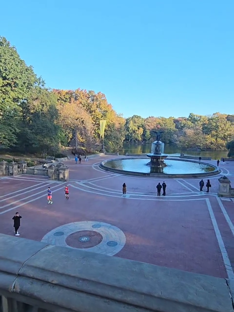 ⛲️  #BethesdaFountain & #BethesdaTerrace 🌳 #CentralPark #Manhattan 