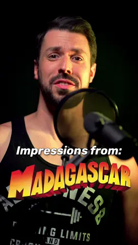 Impressions from Madagascar 🦁 #voiceactor #impressions 