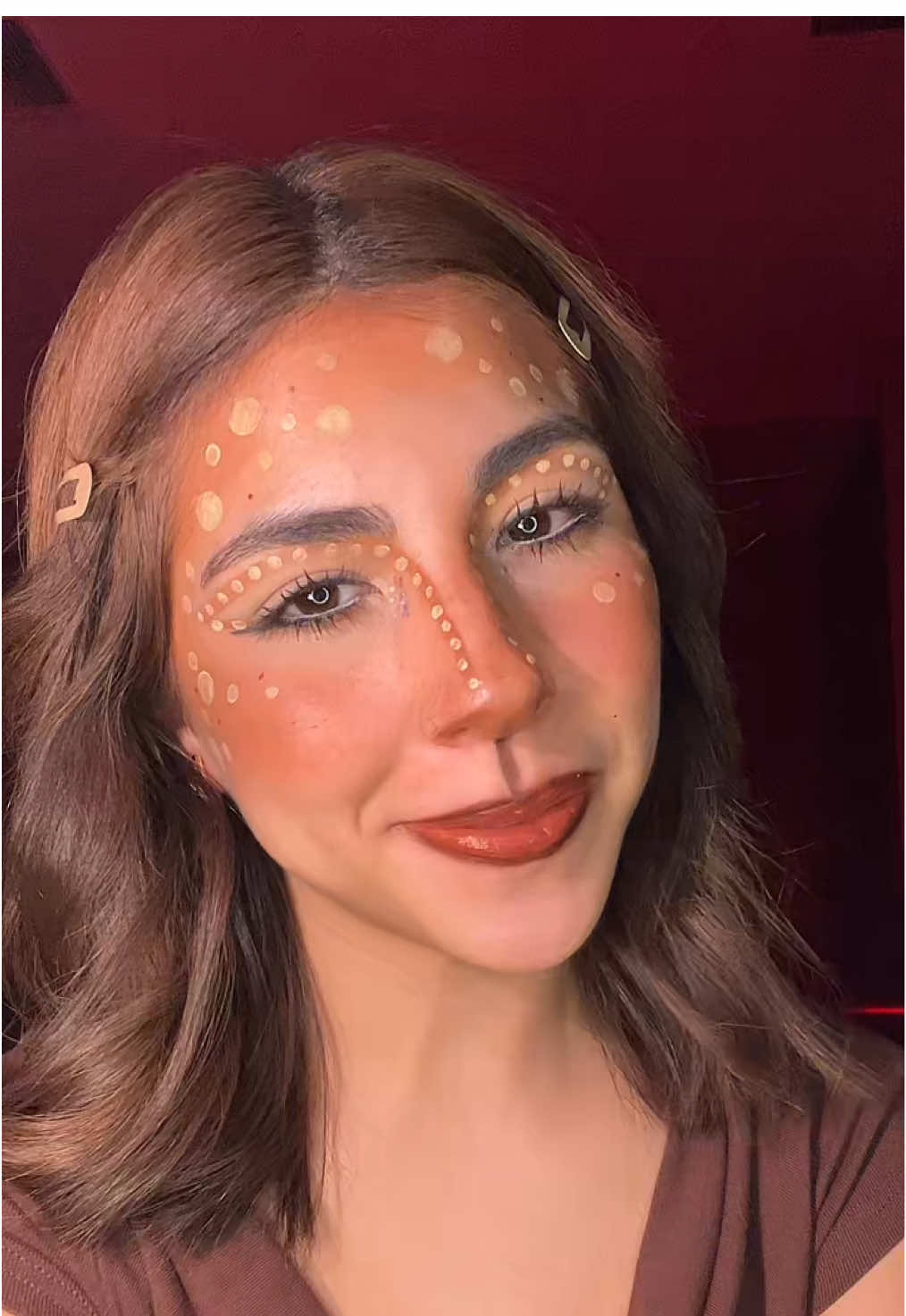 Deer makeup #acting #mexico🇲🇽 #deermakeup #october 