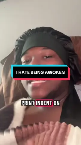 Like I don’t hate a lot of things in this world actually I really don’t hate anything. I mostly strongly dislike a lot of things however I can strongly affirm that I hate hate Hate hate hate being woken up when I’m in the middle of a good sleep or a good nap I promise you that is the easiest way to get on my bad side for an amount of time that I decide is justifiable for your illegal actions. ##fyp#n#naps#sleepingr#relatablef#foryoupage