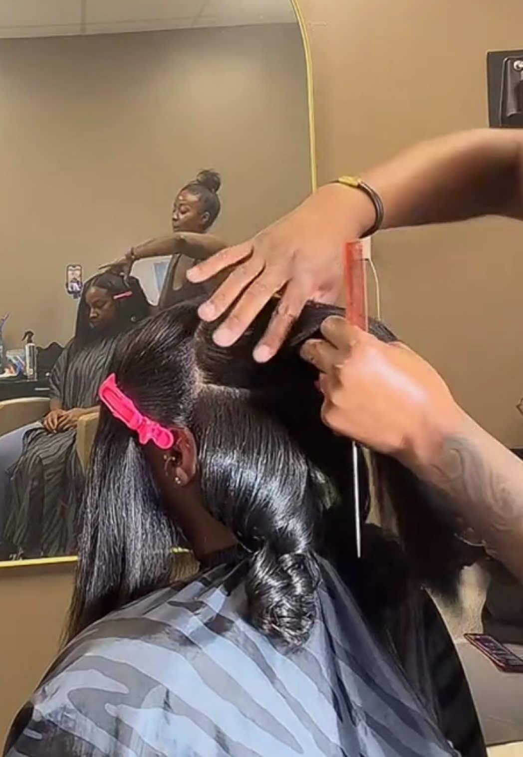 SILKPRESS WITH ME!!! #charlottenc #charlottehairstylist #clthair