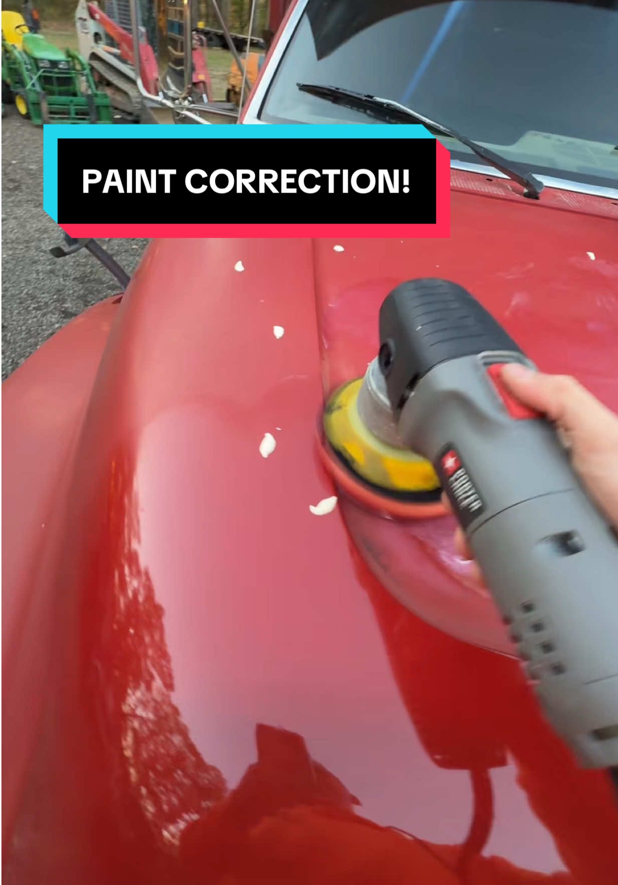 The first phase of buffing is a wrap! #restoration #paintcorrection #diesel #dumptruck #project