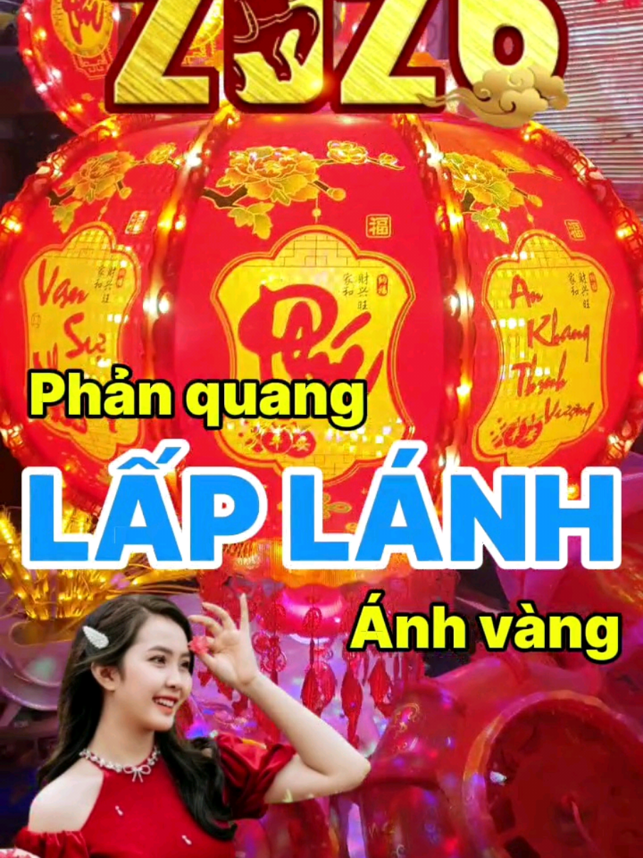 Đèn lồng điện tự xoay 360 độ mẫu mới nhất năm 2026 #led  #denlongdien #denlong #trangtri #decor 