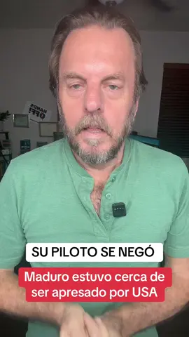 El gobierno de Estados Unidos estuvo apunto de convencer a un piloto para que entregaran a Nicolás Maduro pero el plan tuvo sus fallas #Piloto #Maduro #Venezuela #Captura #EstadosUnidos