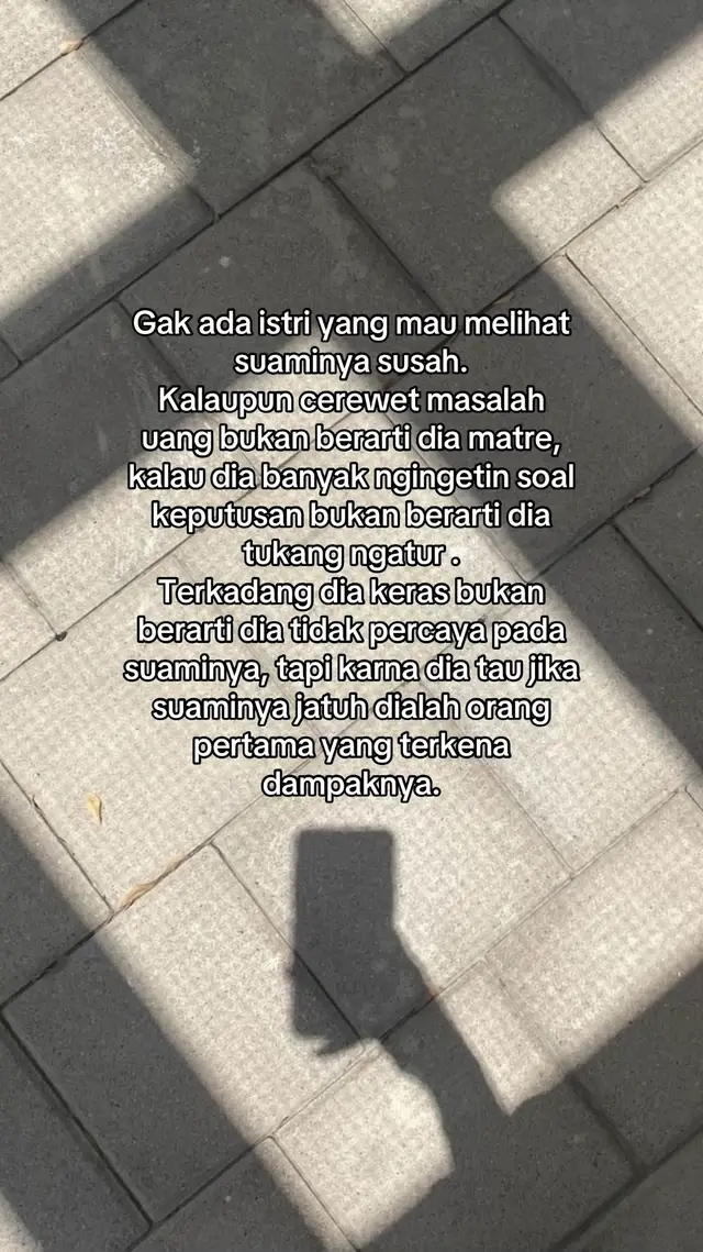 Gak ada istri yang mau suaminya susah.  #xyzbca  #Relationship 