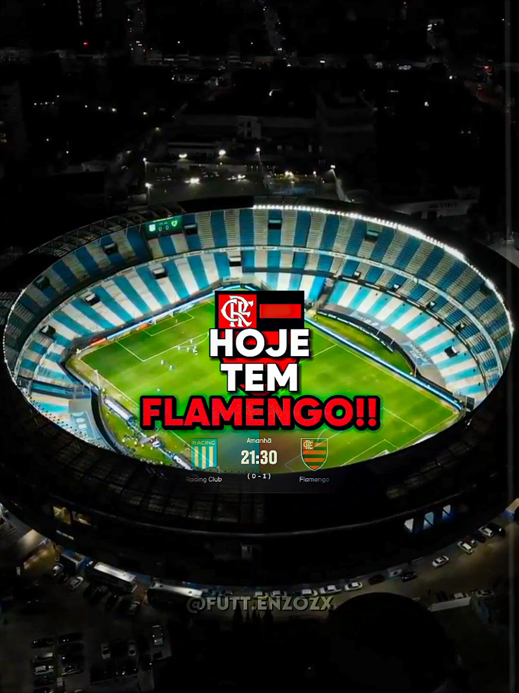 HOJE TEM FLAMENGO X RACING!! 🤩🔴⚫ #flamengo #racing #libertadores2025 #flamengoxracing #hojetemflamengo 