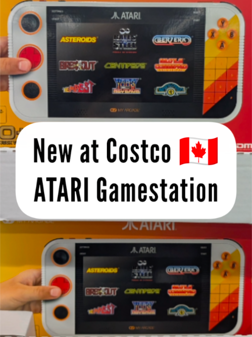 ATARI GameStation GO just arrived at Costco 🇨🇦 October 28, 2025! Spotted at Costco Markham. #MrCME #CostcoFinds #Costcoclearance #Costcoexclusive #costcocanada 