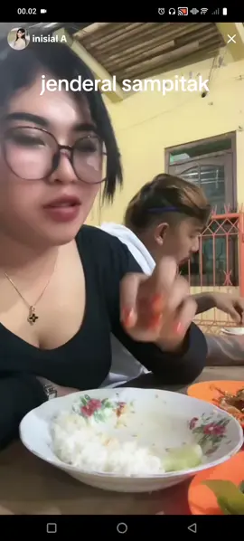 makan bersama suami #wito #sampitak 