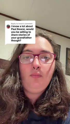 Replying to @ioson #paulbearer #WWE #famousfamilymember 