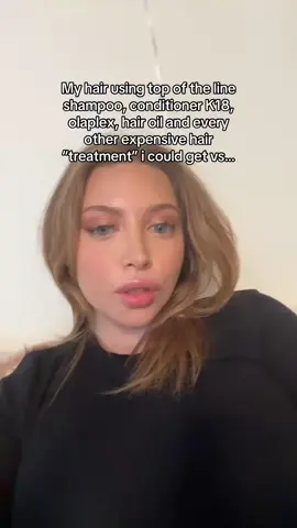 I also eat more & workout but I swear the difference is the cheap products #hairgrowth #fyp #haircare 