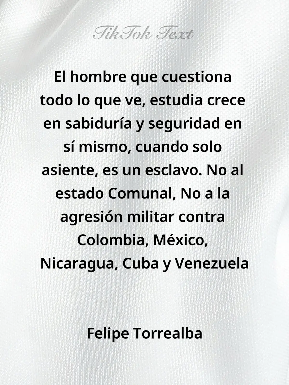 Cuando aceptas todo sin analizar, cuestionar, indagar más sobre el asunto, verificar su hechos, es de esclavos