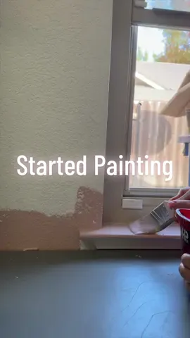 Painting is not fun, but it issss a little more fun knowing it’s my *house* 🥹76 samples later and arrived at: Malted Milk 6057 (Sherwin Williams) Vintage Tea Rose HDC-CT-07A (Behr) The door will be malted milk also, but in eggshell instead of flat.  #homedecor #painting #newhouse #dopaminedecor #comfortcreator