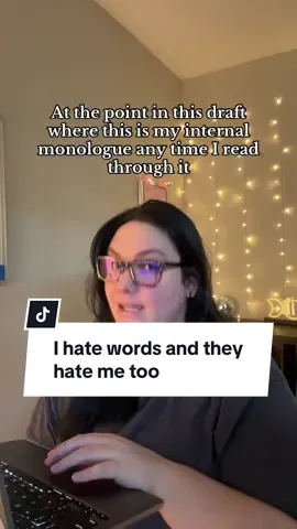 I hate words (and they apparently hate me too) #authortok #firstdraft 