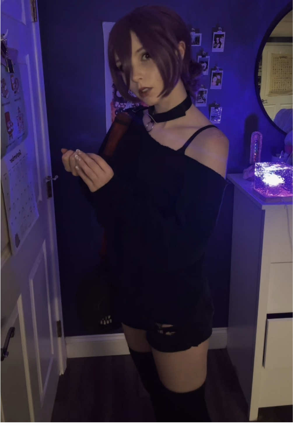 My outfit to see the movie yesterday with my buddy she was power!  #reze #rezecosplay #chainsawman #rezechainsawman #cosplay 