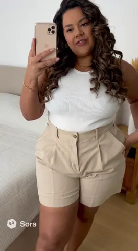 Short de Alfaiataria Plus Size na Promoção do Tik Tok Shop - #shortdealfaiataria #shortplussize #shortfeminino #shortsocial #promocaotiktok 