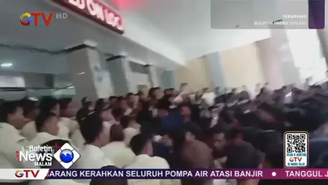 Aksi Demonstrasi BEM UTM diwarnai kericuhan di gedung rektorat saat pelantikan para dekan di dalam gedung tsb. Buletin iNews Malam GTV || 28/10/2025