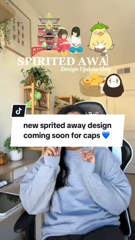 I’m so excited for these two designs coming for our scrub caps! I want to show more behind the scenes of doodling the caps, so stay tuned!💙 #spiritedaway #studioghibli #anime #animetiktok#medical 
