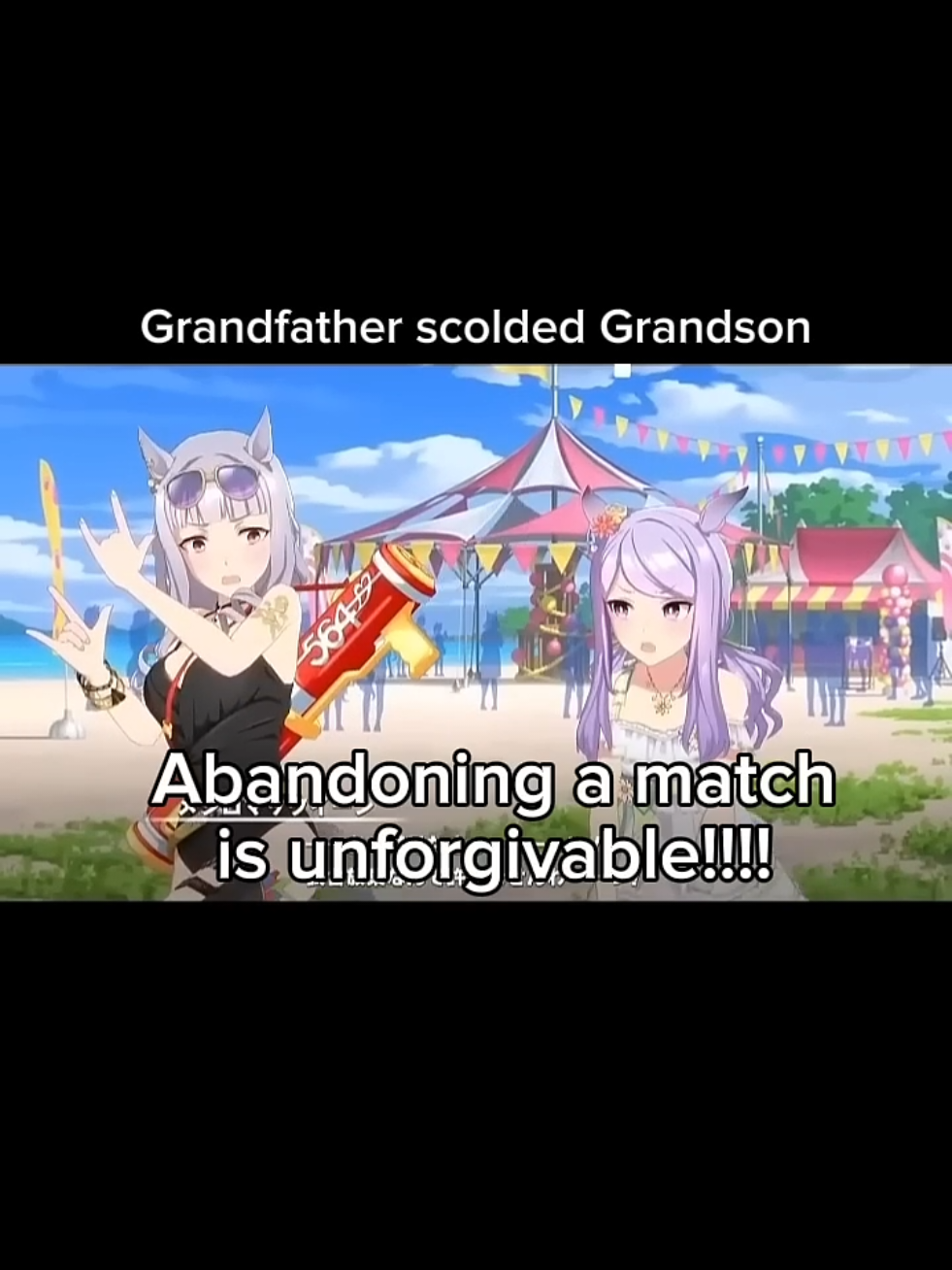 Here's part 2! Grandpa McQueen is mad #UmamusumePrettyDerby #umamusume #fyp #fypviralシ #goldship 