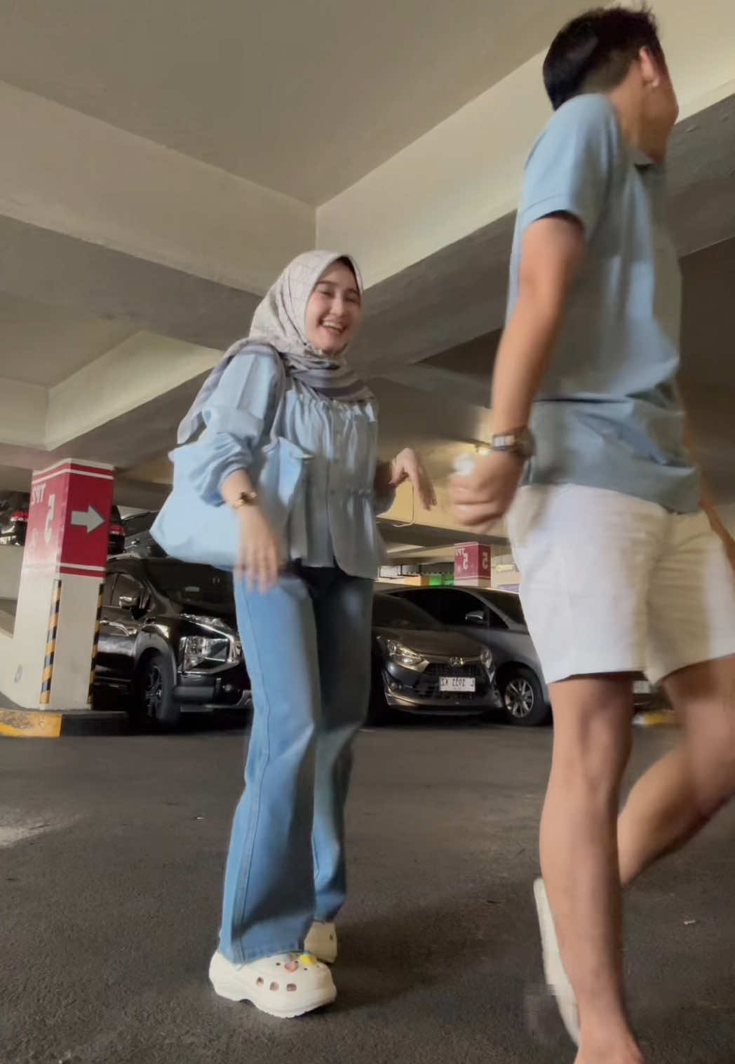 couple baby blue 🩵 #fitcouple #outfitideas #OOTD #couple 