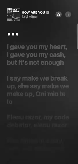 Baby, how are you 🥰.... Fuji Moto loading.... #seyivibez #fujimoto #lyricsvideo #afrobeats #viral 